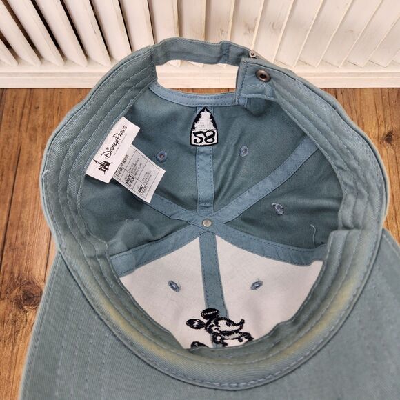 Disney Parks Mickey Mouse 1928 Hat Light Blue Strapback Dad Cap Adjustable OSFA - Picture 9 of 10
